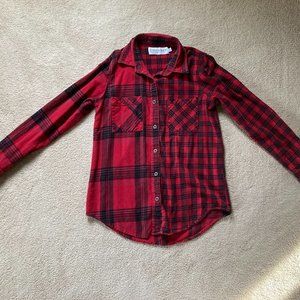 Gypsy Warrior Plaid Flannel Shirt X-Small